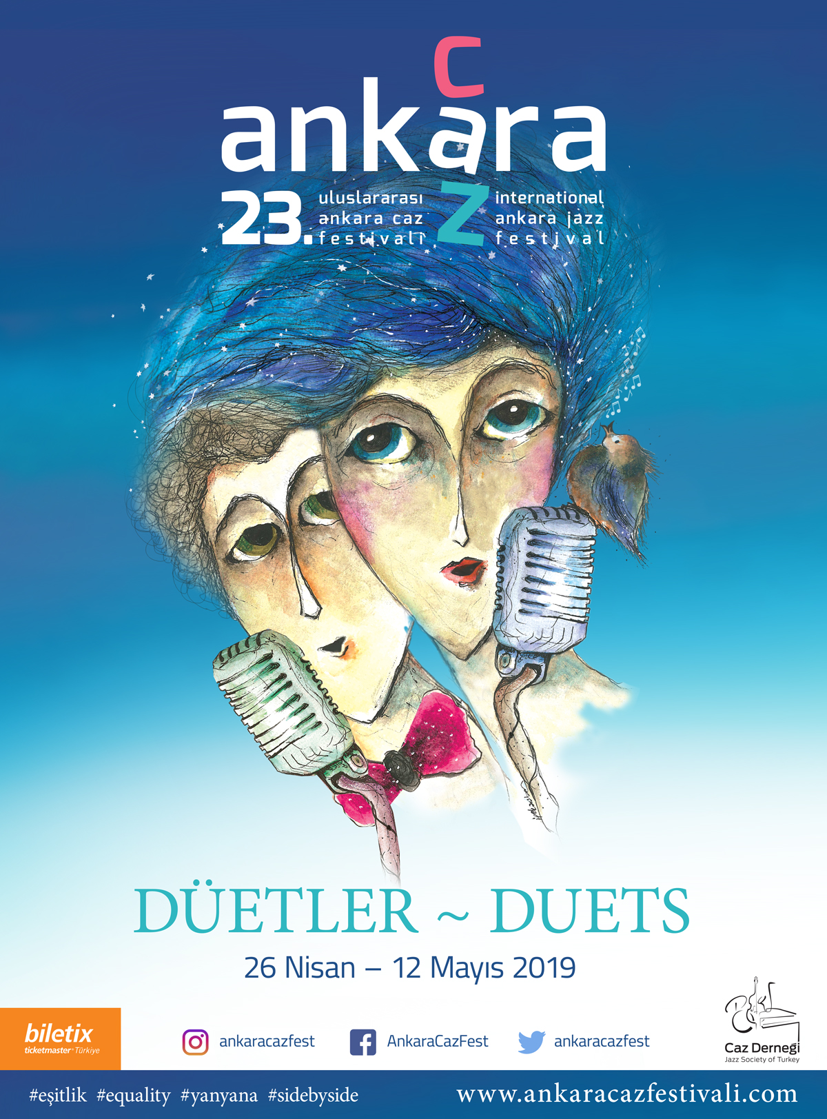 23. Uluslararası Ankara Caz Festivali 26 Nisan 2019 Tarihinde Başlıyor!